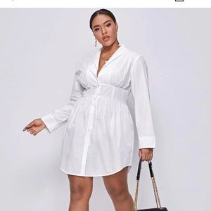 Shein White dress. Shein size 2xl